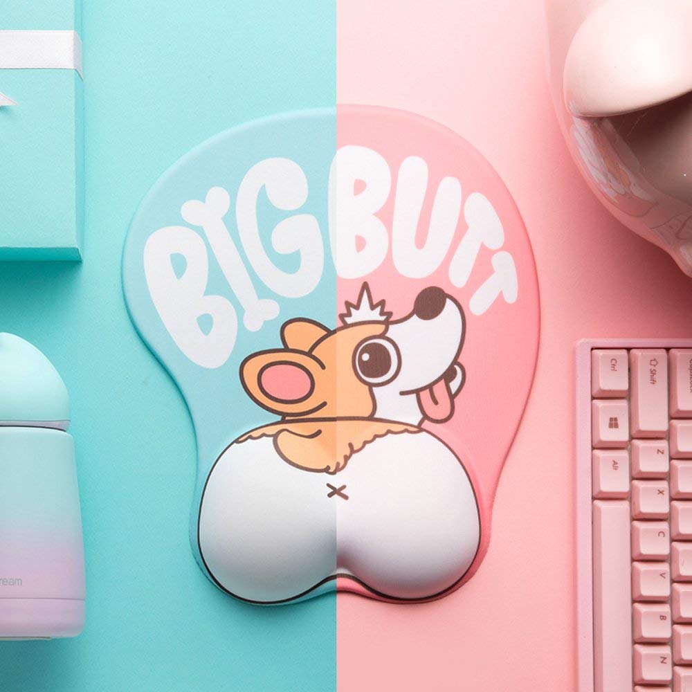 Chunky Cheeks 3D animal mouse pad