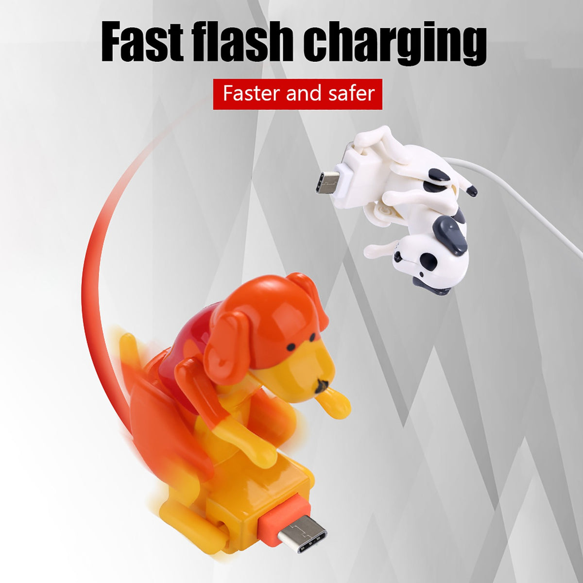 Wiggle Pup dog-shaped charging cable