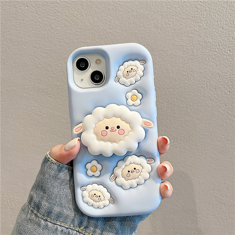 Fluffy Buddy sheep phone case